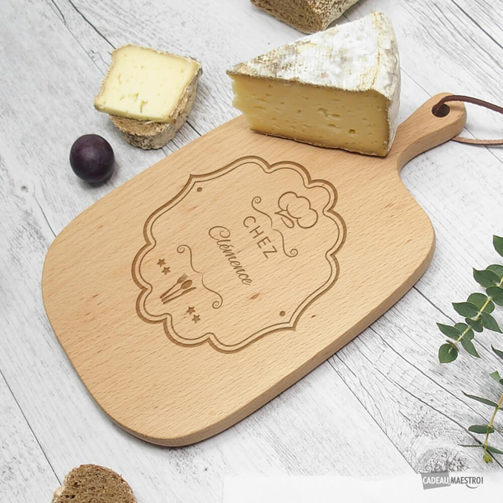Planche à Découper Restaurant Français à Personnaliser - Planche à Découper Personnalisée