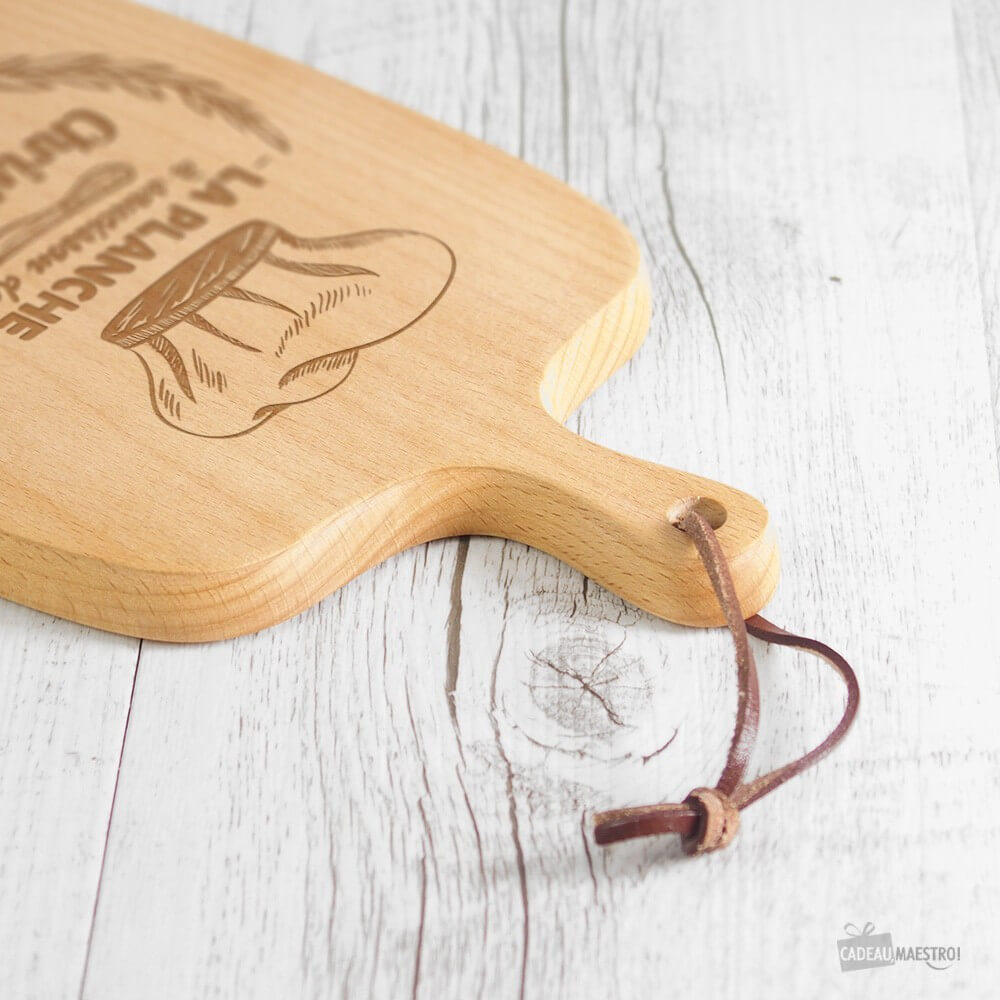 Planche à Découper le Saucisson À Personnaliser - Planche à Découper Personnalisée CadoMaestro