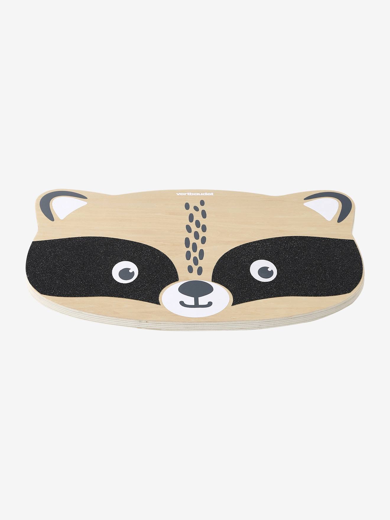 Planche d'équilibre raton laveur en bois FSC bois