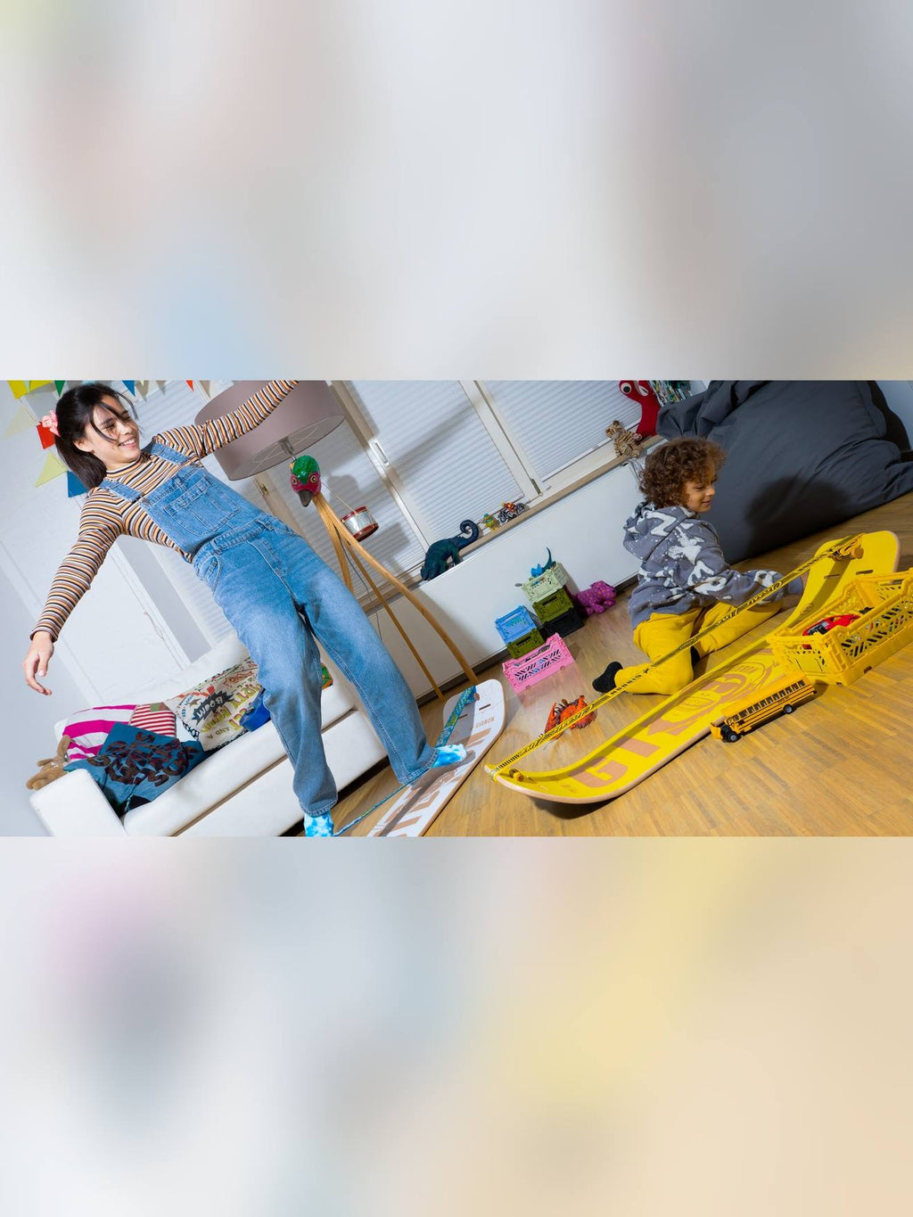 Planche d'équilibre slackline play wood / brown