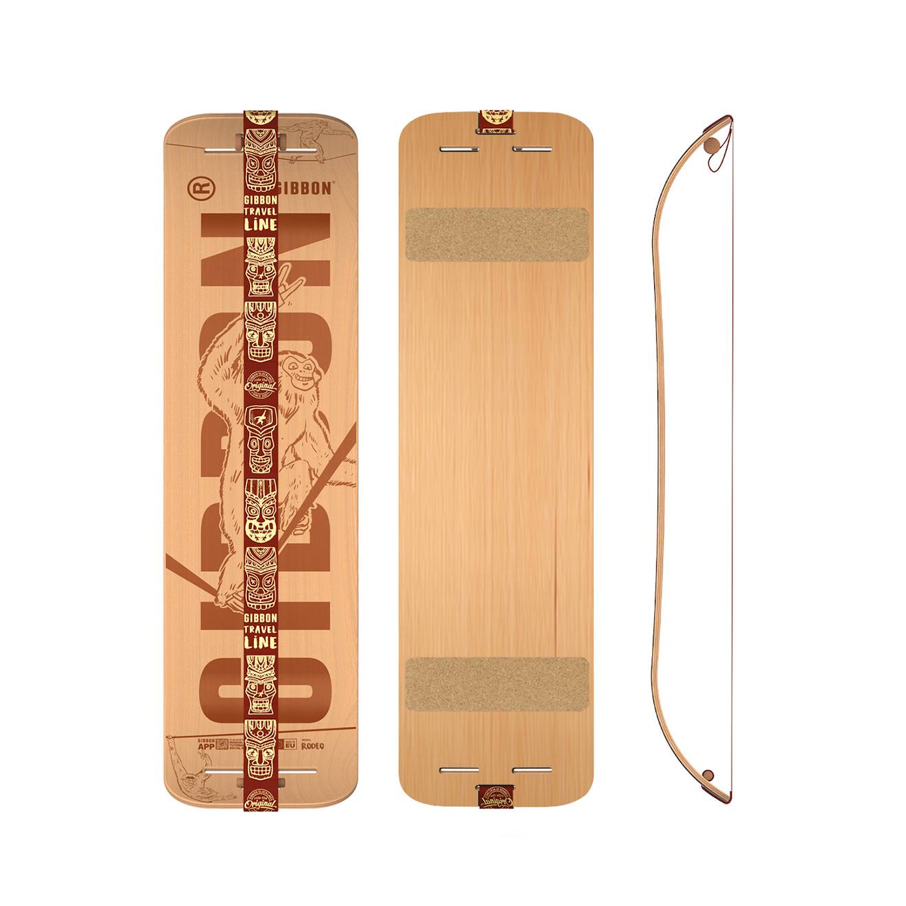 Planche d'équilibre slackline play wood / brown
