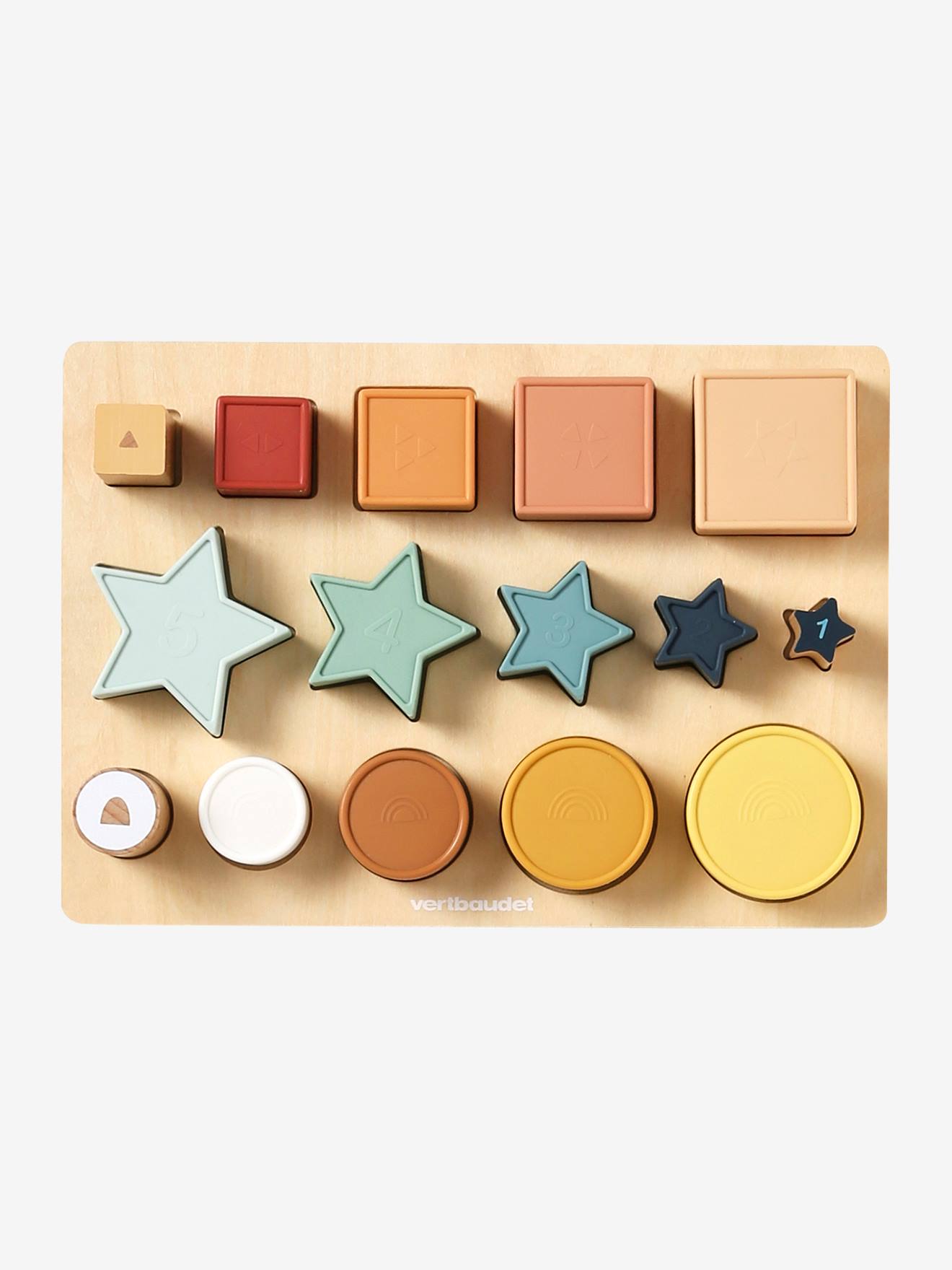 Planche des formes en silicone et bois FSC blanc