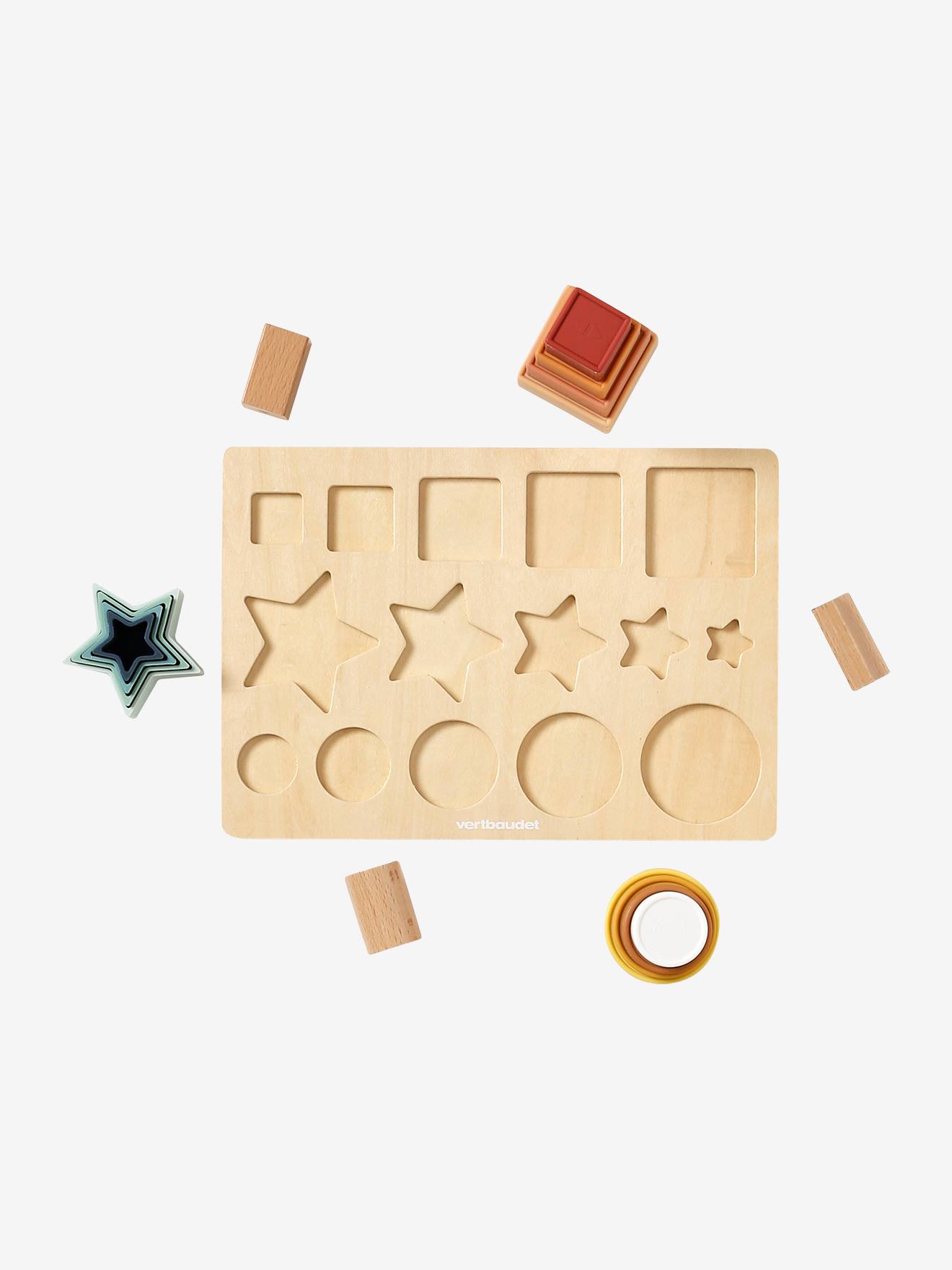 Planche des formes en silicone et bois FSC blanc