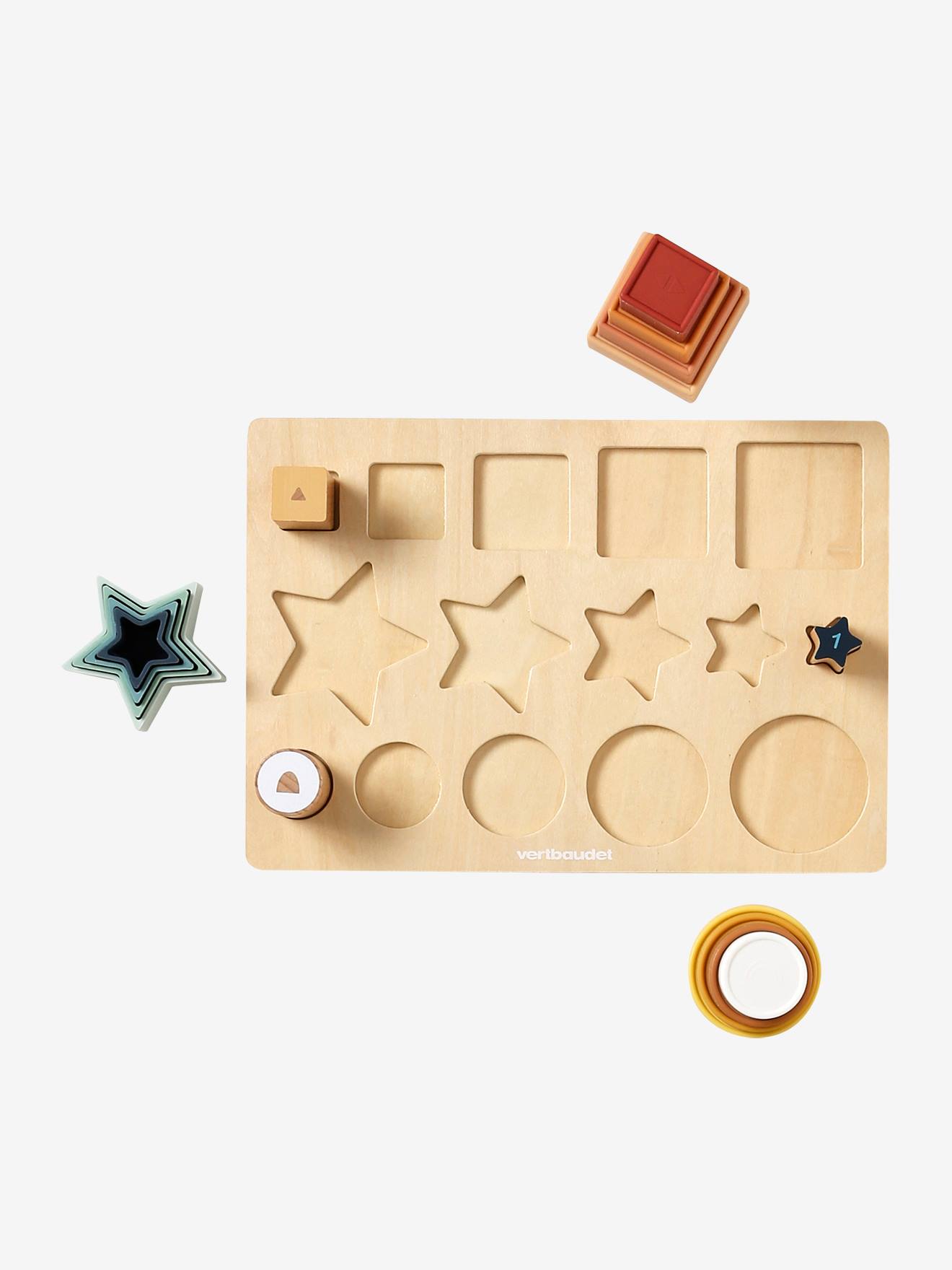 Planche des formes en silicone et bois FSC blanc