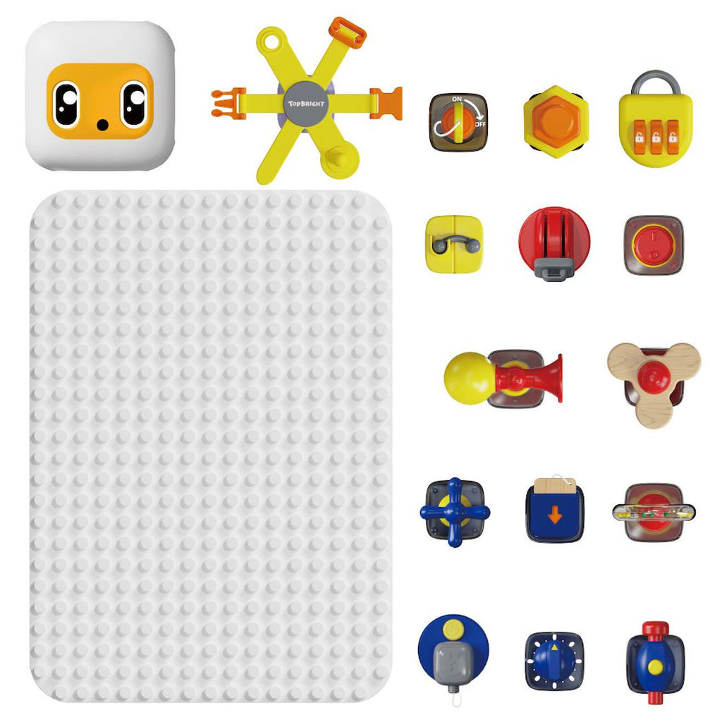 Planche multi activités 15 éléments blanc