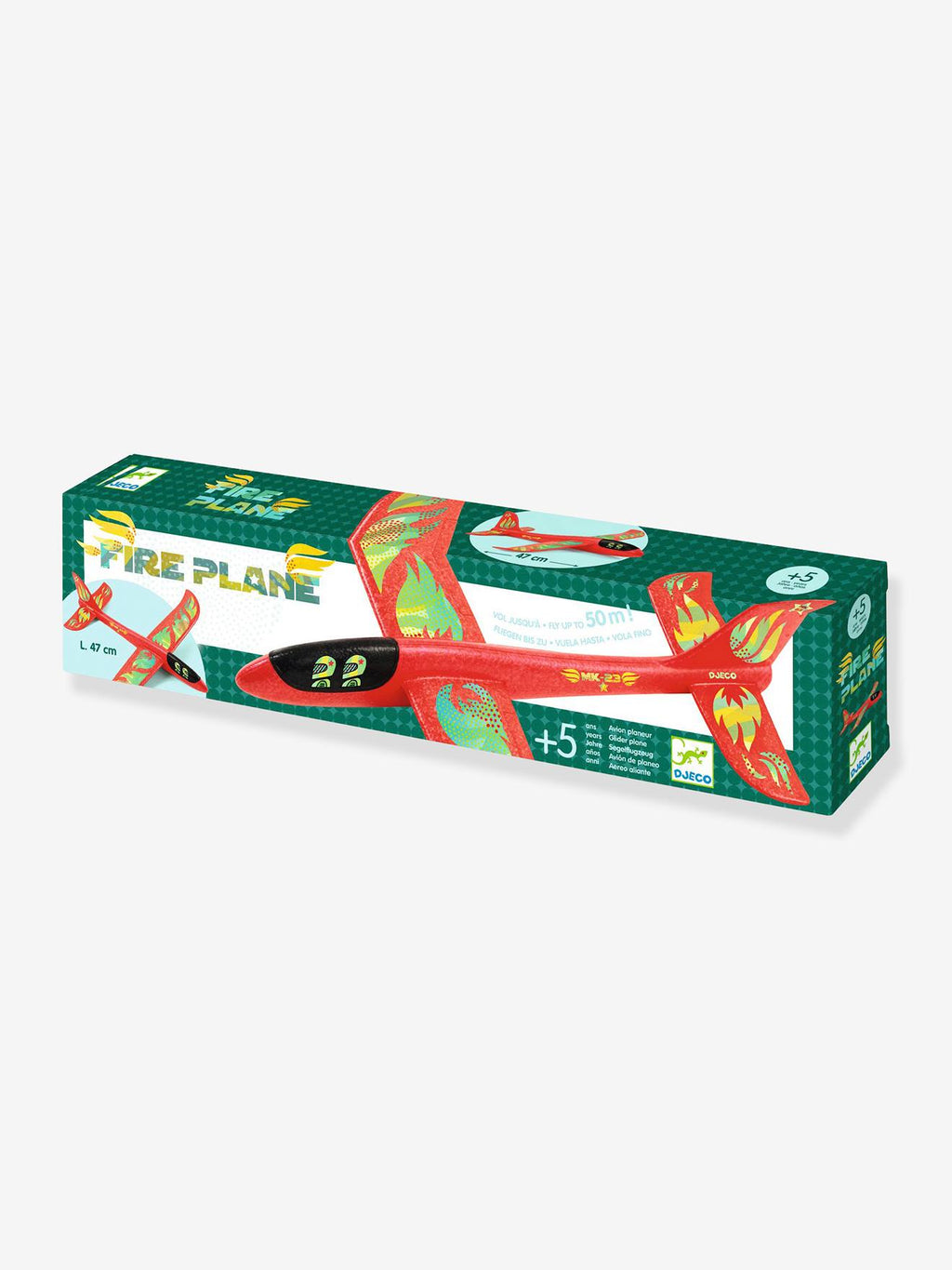 Planeur fire plane - multicolore