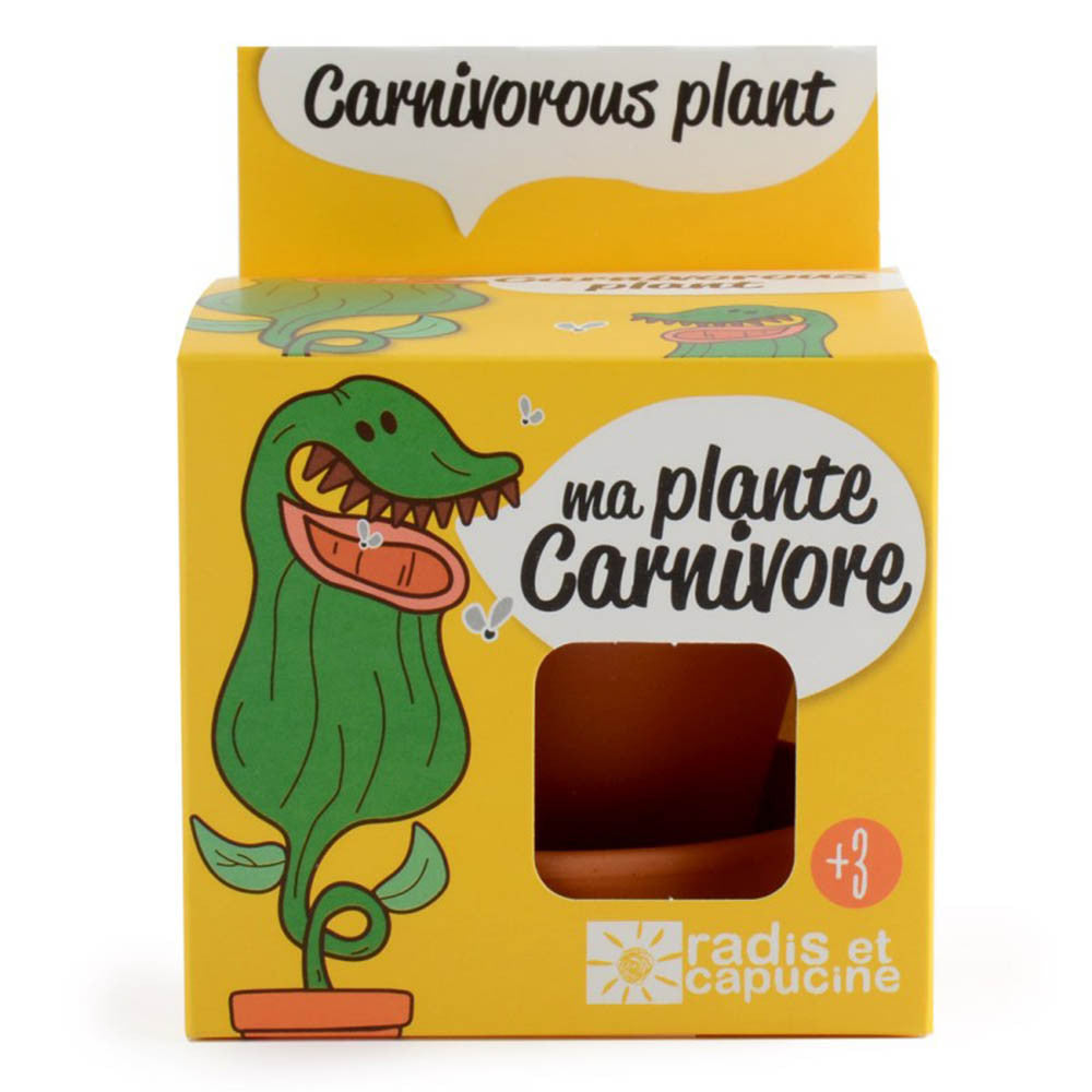 Plante Carnivore à Faire Pousser - Kits de Plantation Radis et Capucine