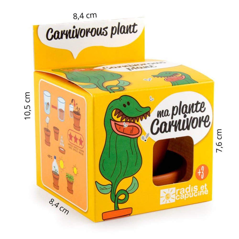 Plante Carnivore à Faire Pousser - Kits de Plantation Radis et Capucine
