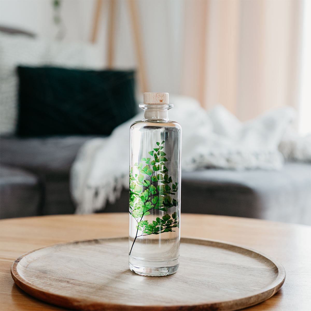 Plantes immergées en bouteille