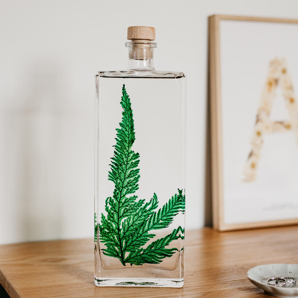 Plantes immergées en bouteille