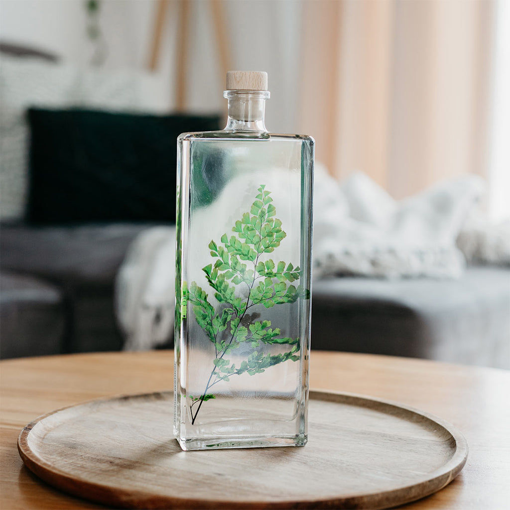 Plantes immergées en bouteille