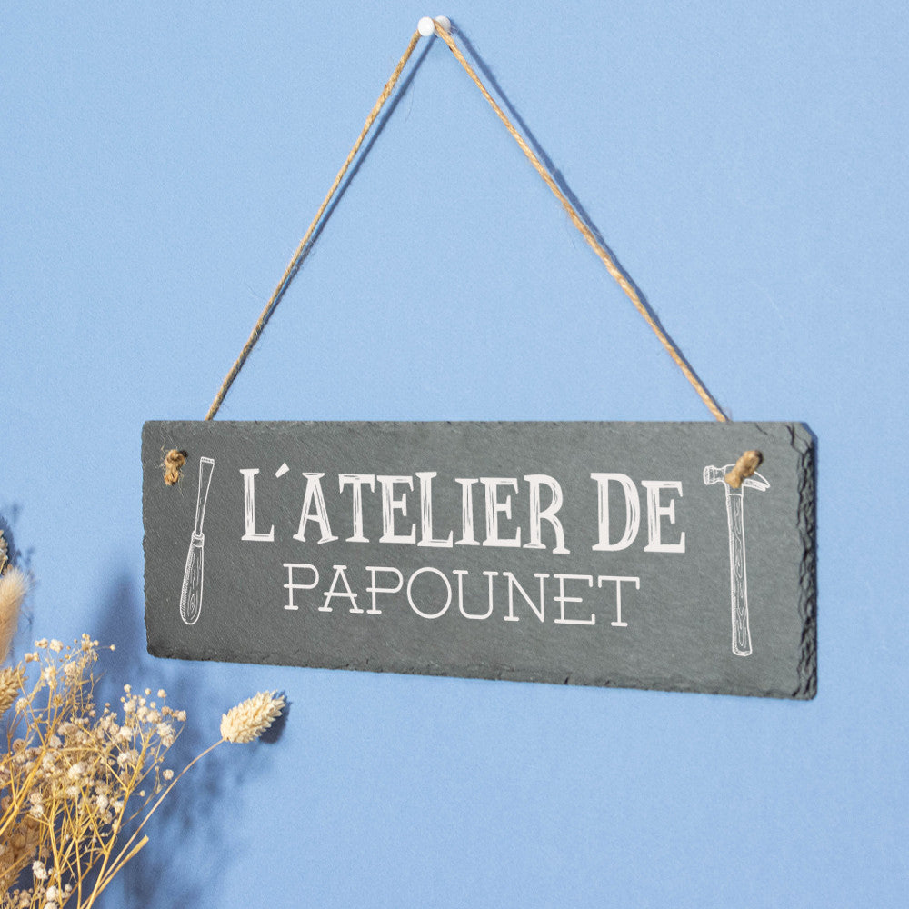 Plaque Atelier de Bricolage à Personnaliser - Bricolage
