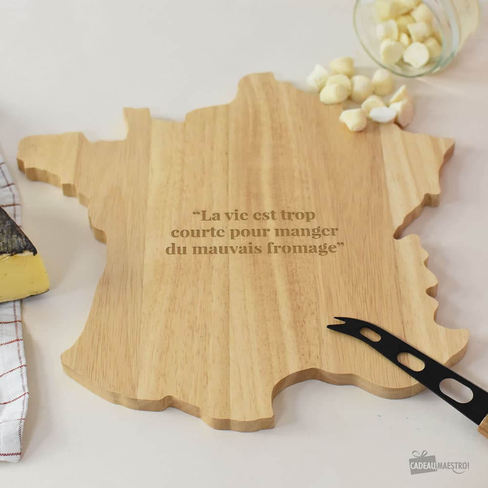 Plateau à Découper France à Personnaliser - Planche à Découper Personnalisée