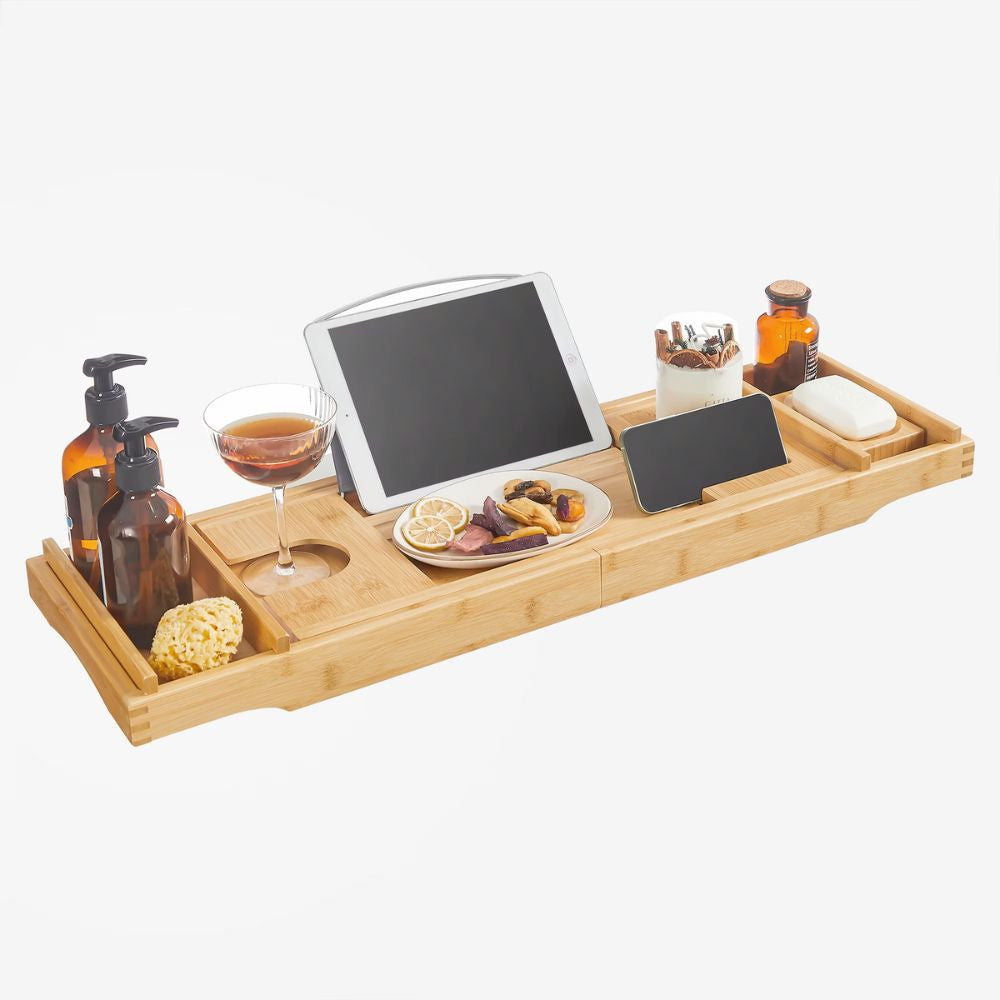 Plateau de Bain Extensible - Accessoire Salle de Bain Originaux