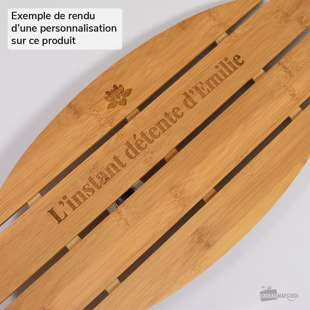Plateau de Bain à Personnaliser - Accessoire Salle de Bain Originaux