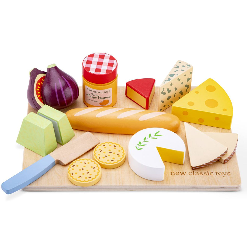 Plateau de fromages en bois beige