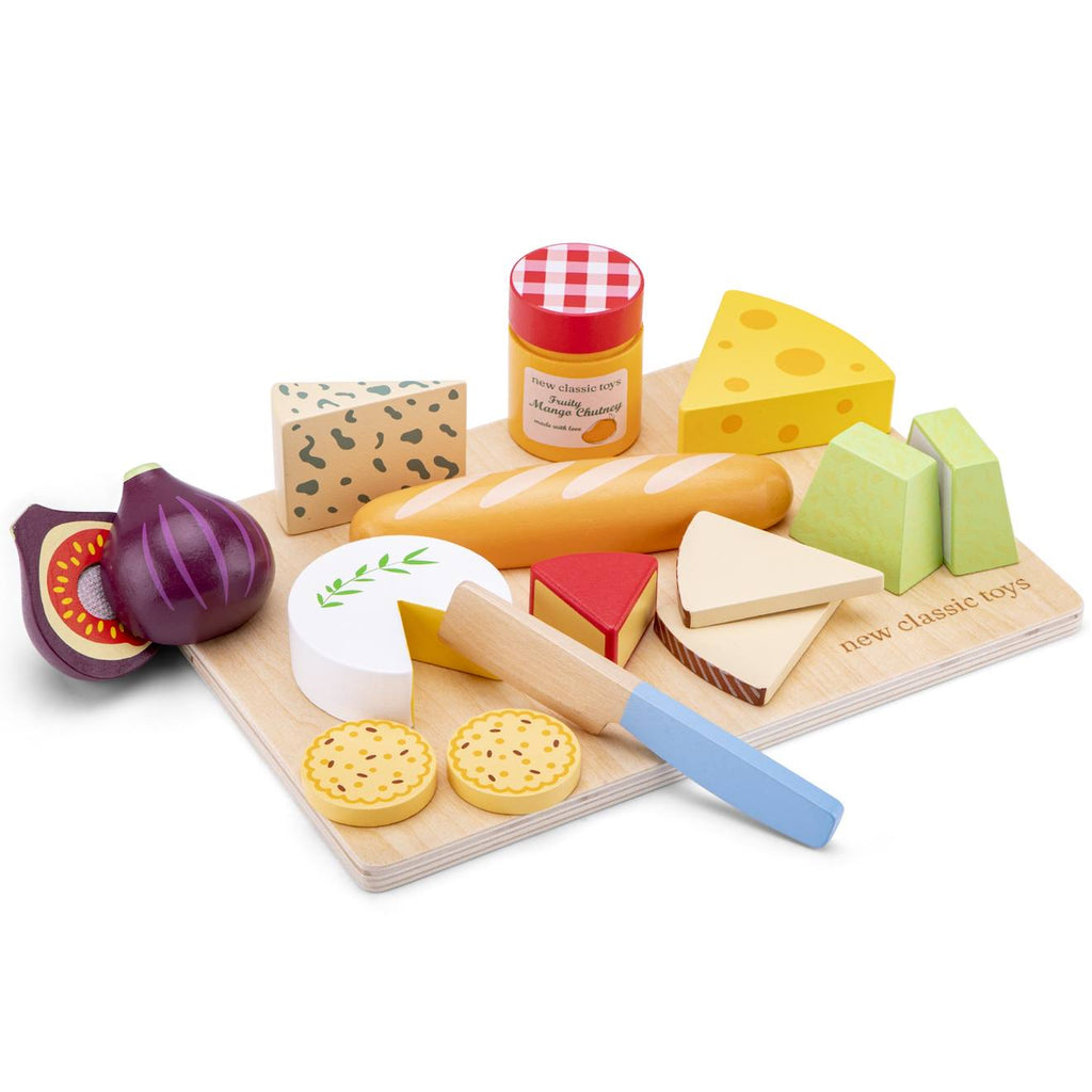 Plateau de fromages en bois beige