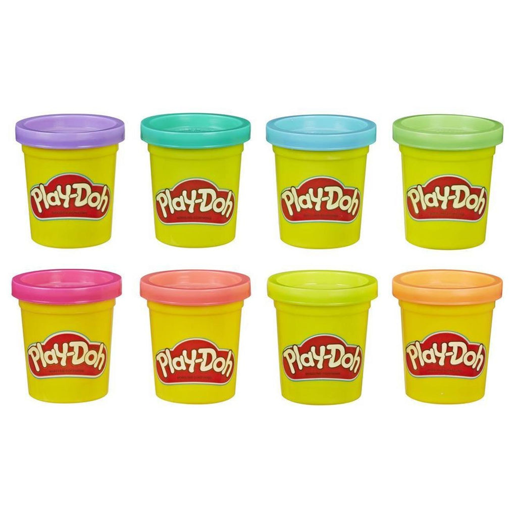 Play-Doh arc en ciel 8 pack fluo multicolore