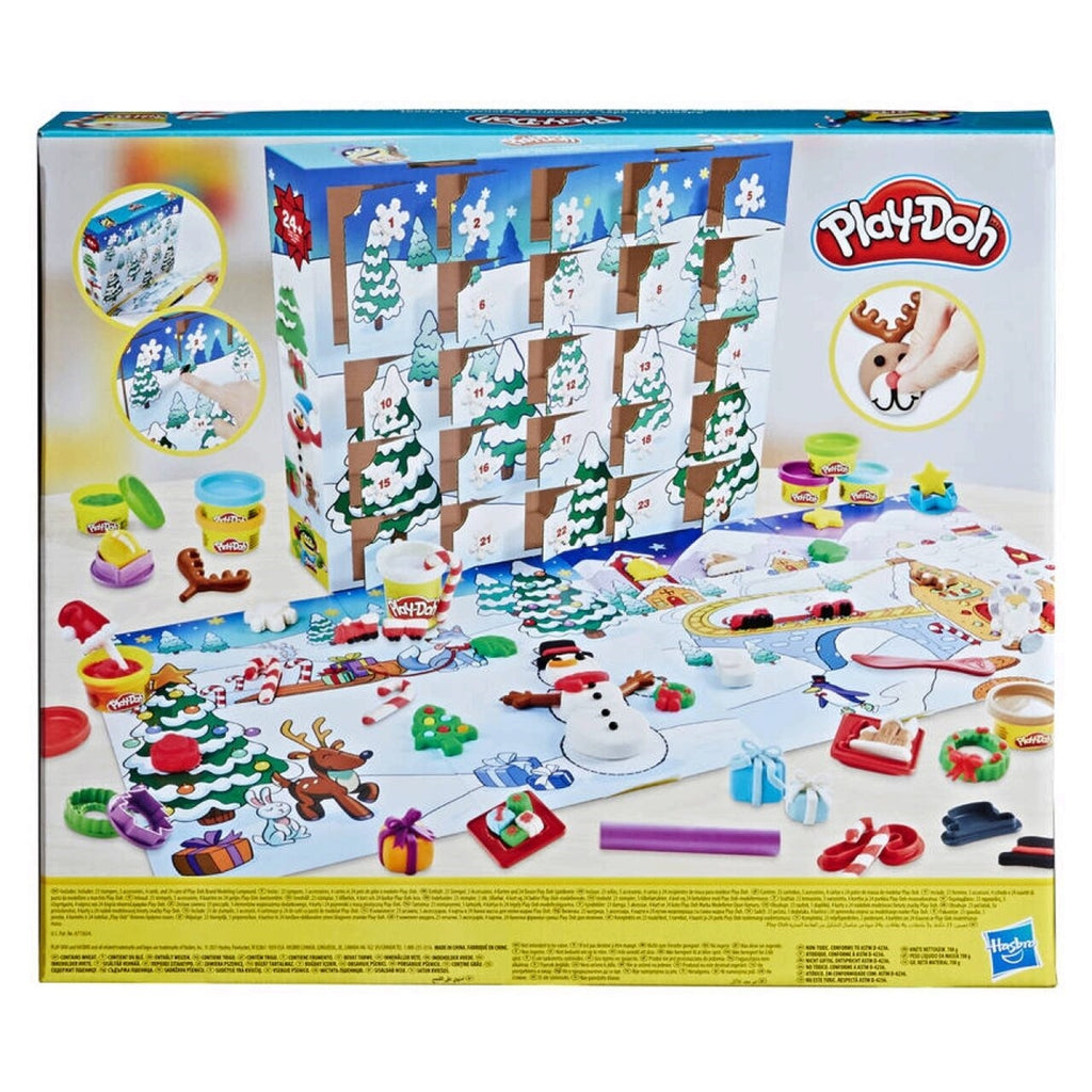 Calendrier de l'Avent Play-Doh 24 pots de pâte à modeler et accessoires