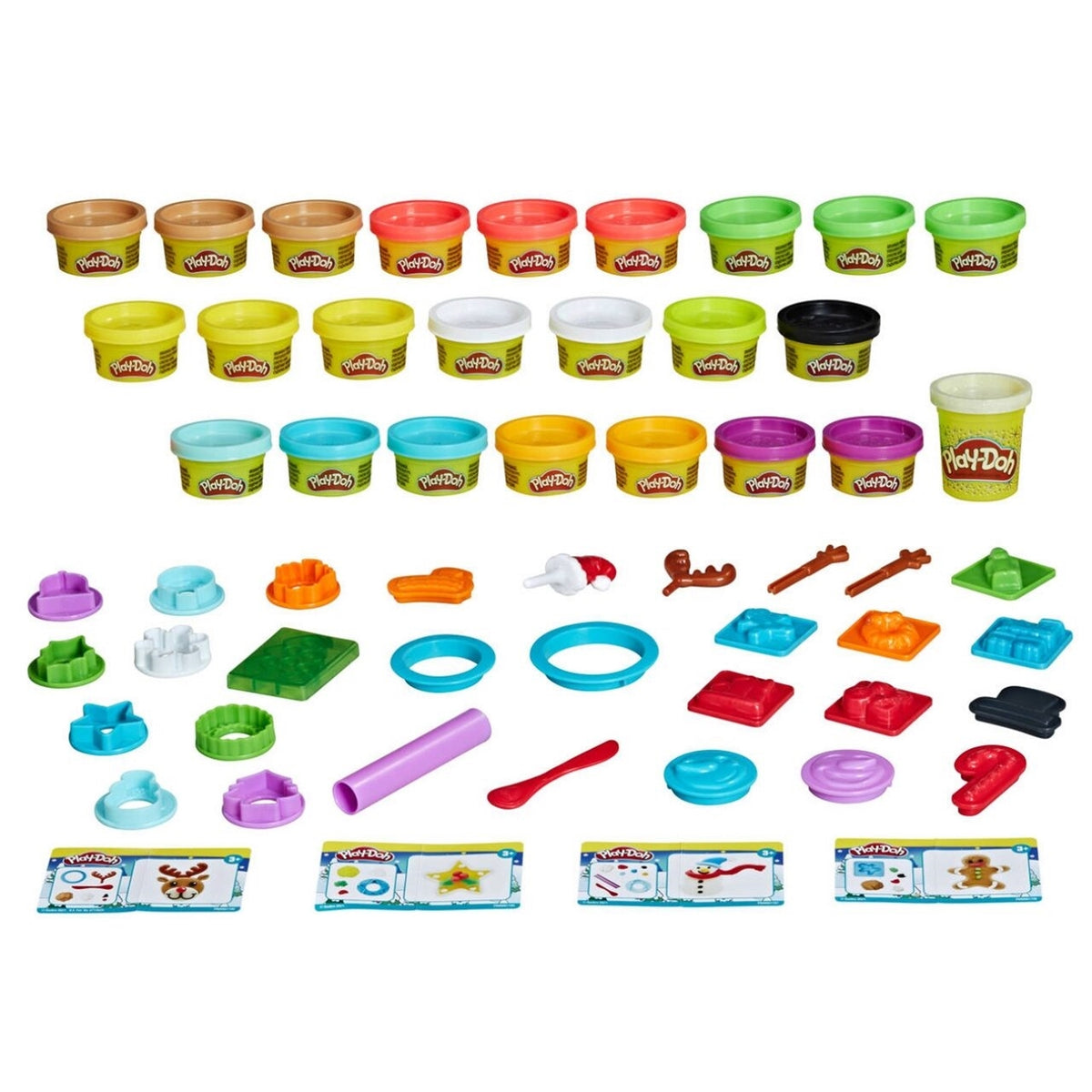 Calendrier de l'Avent Play-Doh 24 pots de pâte à modeler et accessoires