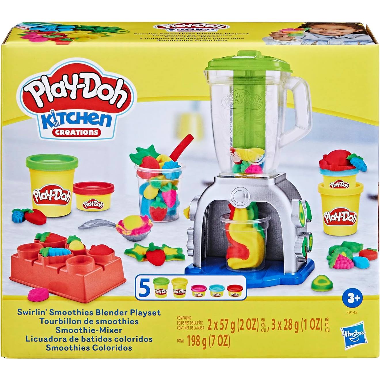 Play-Doh, coffret tourbillon de smoothies multicolore