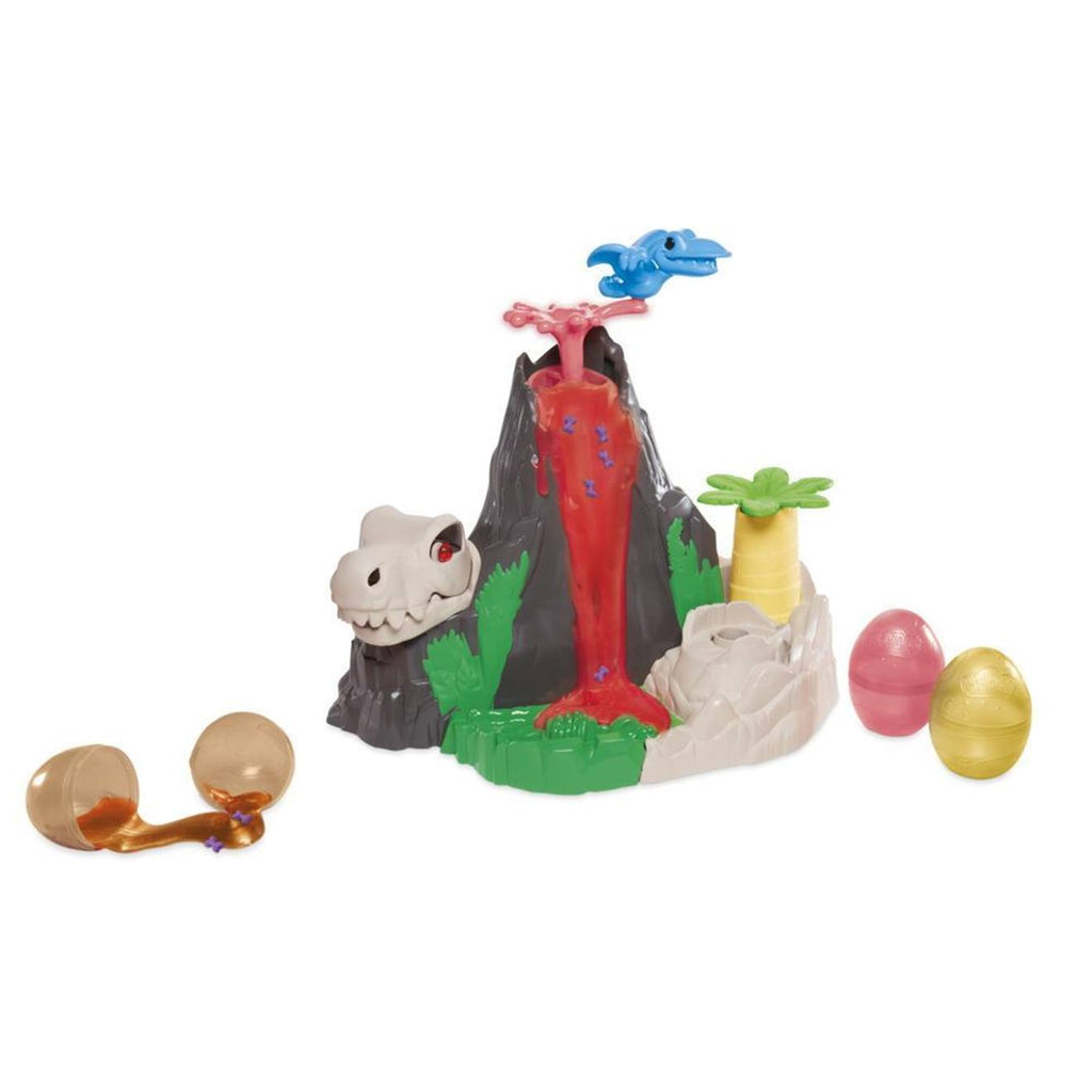 Play doh dino crew l'île aux dino avec pâte à modeler hydroglitz multicolore