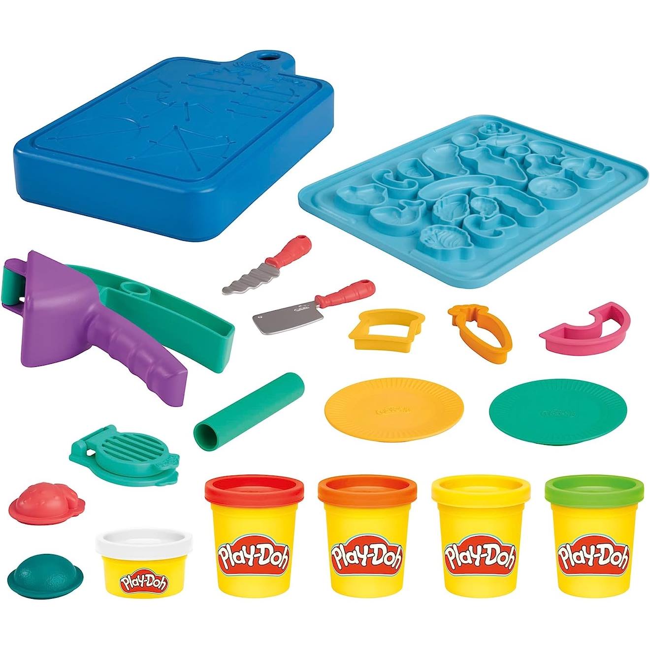 Play-Doh kit du petit chef cuisinier pâte à modeler multicolore