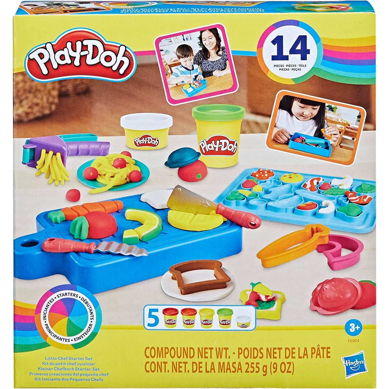 Play-Doh kit du petit chef cuisinier pâte à modeler multicolore