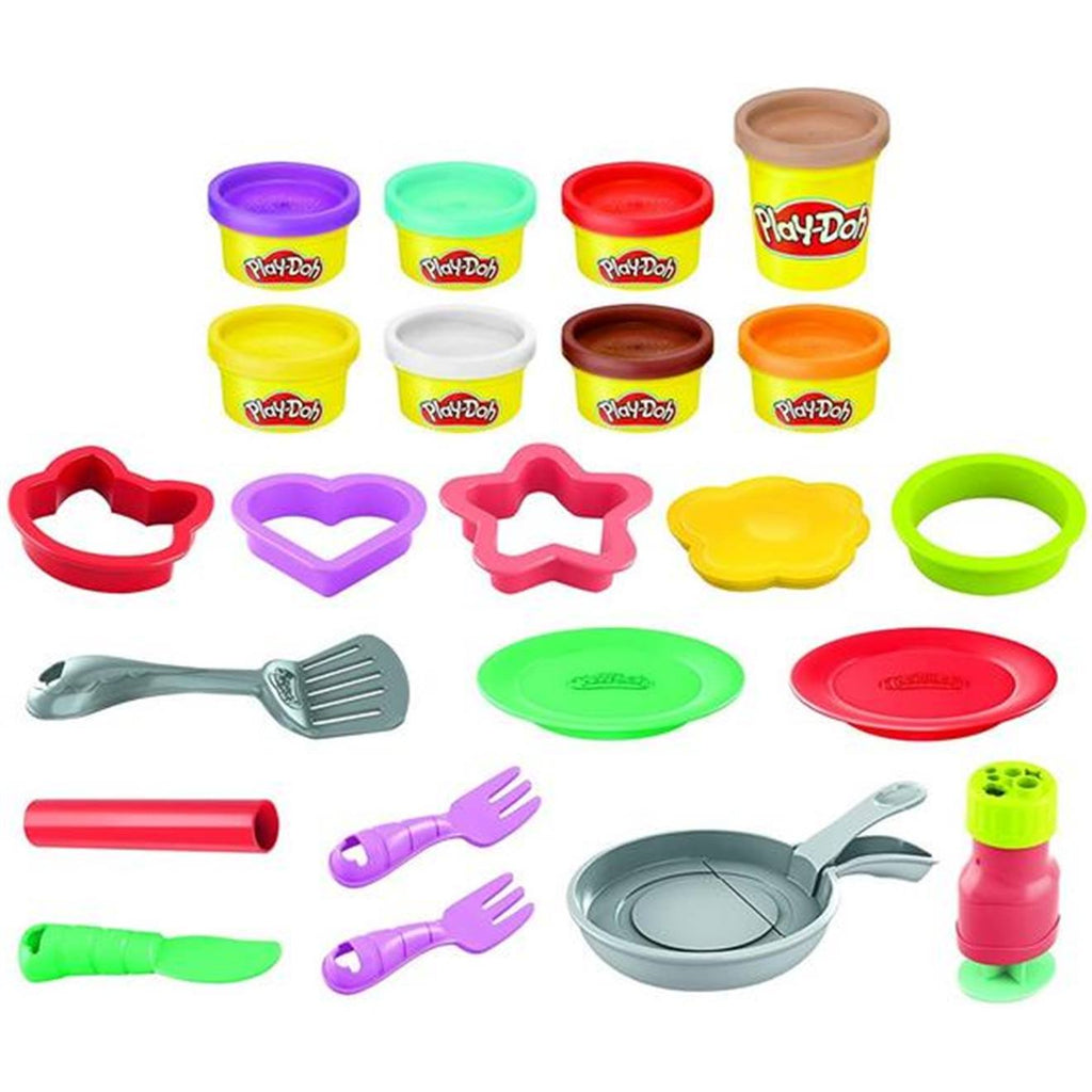 Play-Doh kitchen créations crêpes sautées multicolore
