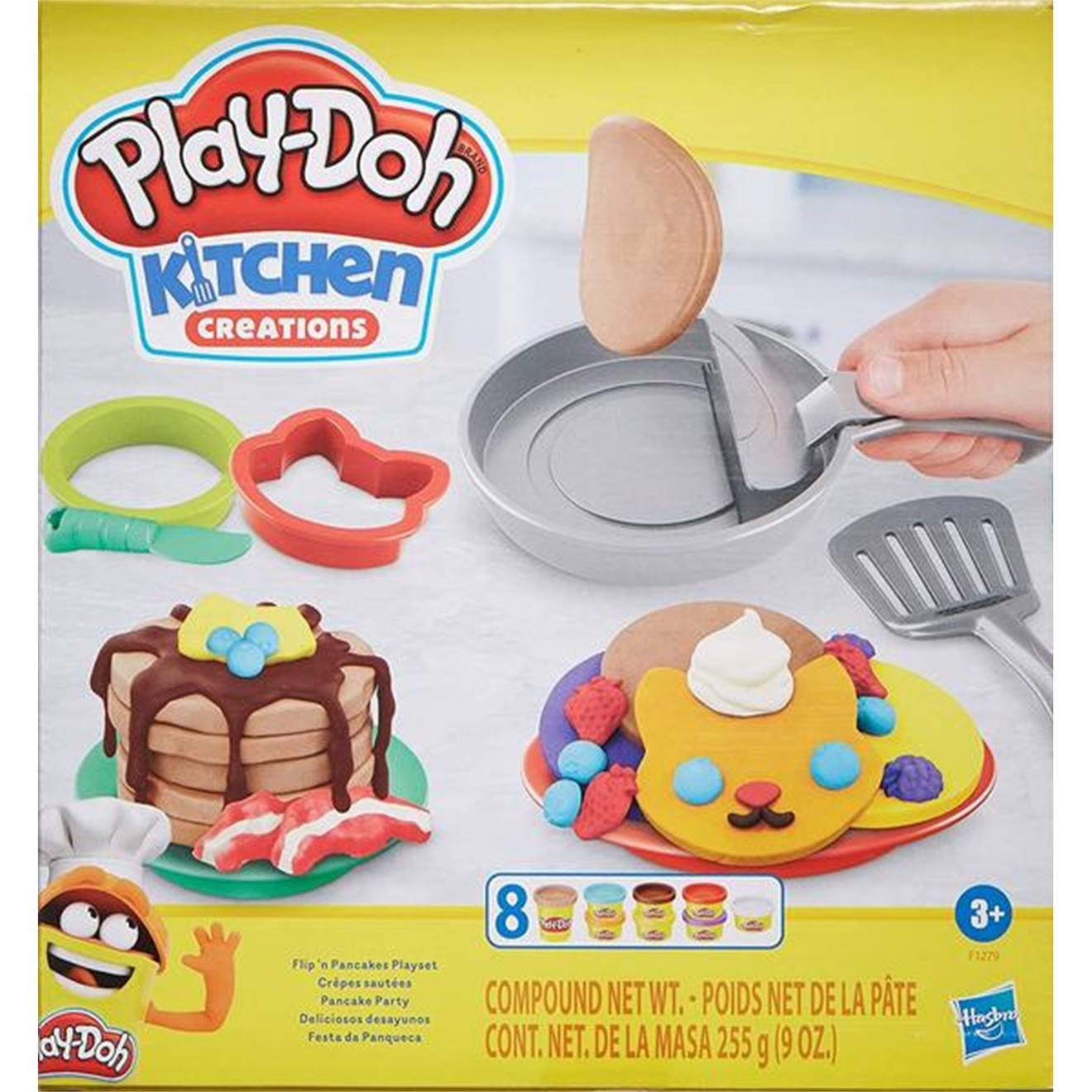 Play-Doh kitchen créations crêpes sautées multicolore