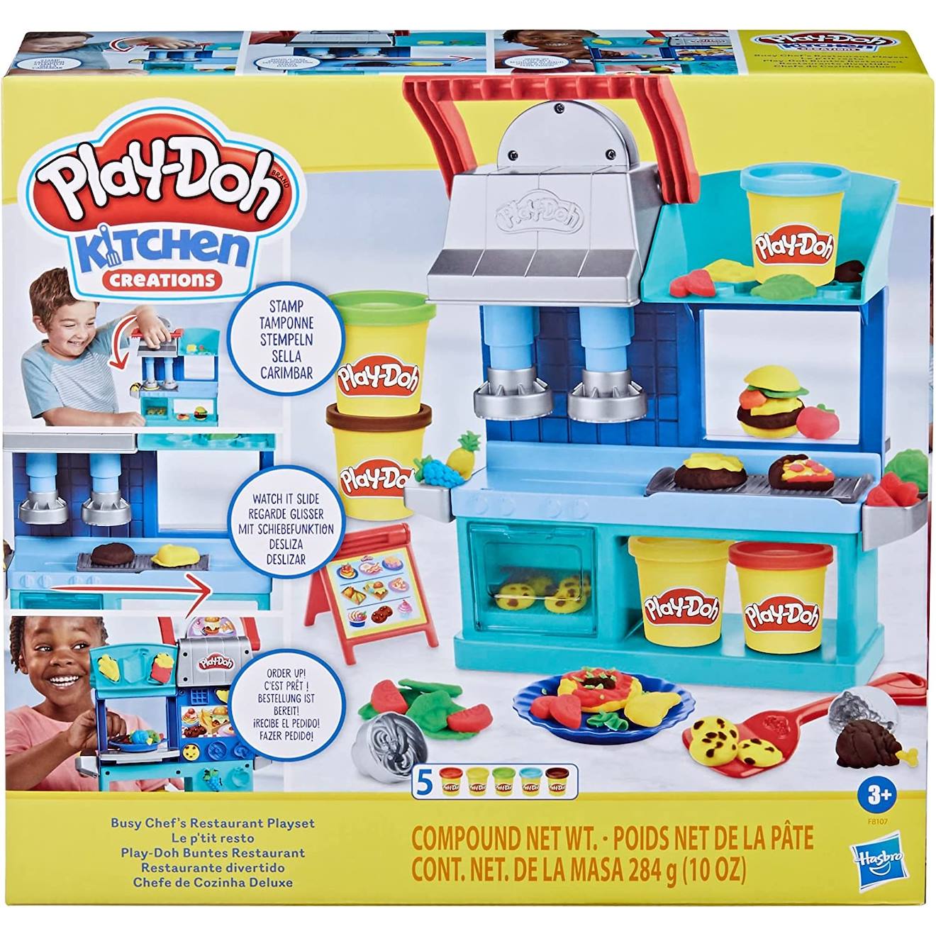 Play-Doh kitchen créations restaurant coloré multicolore