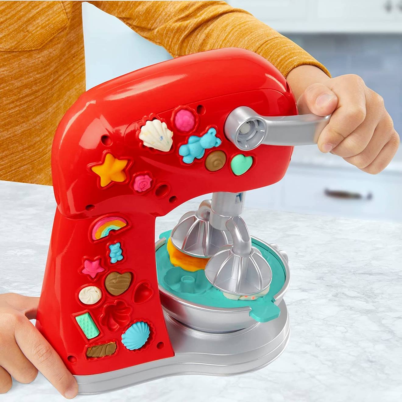 Play doh robot pâtissier rouge