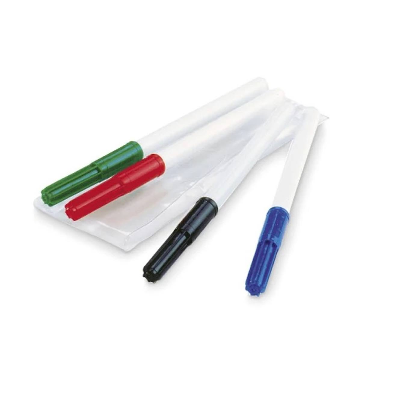 Pochette de 4 feutres effaçables à sec blanc