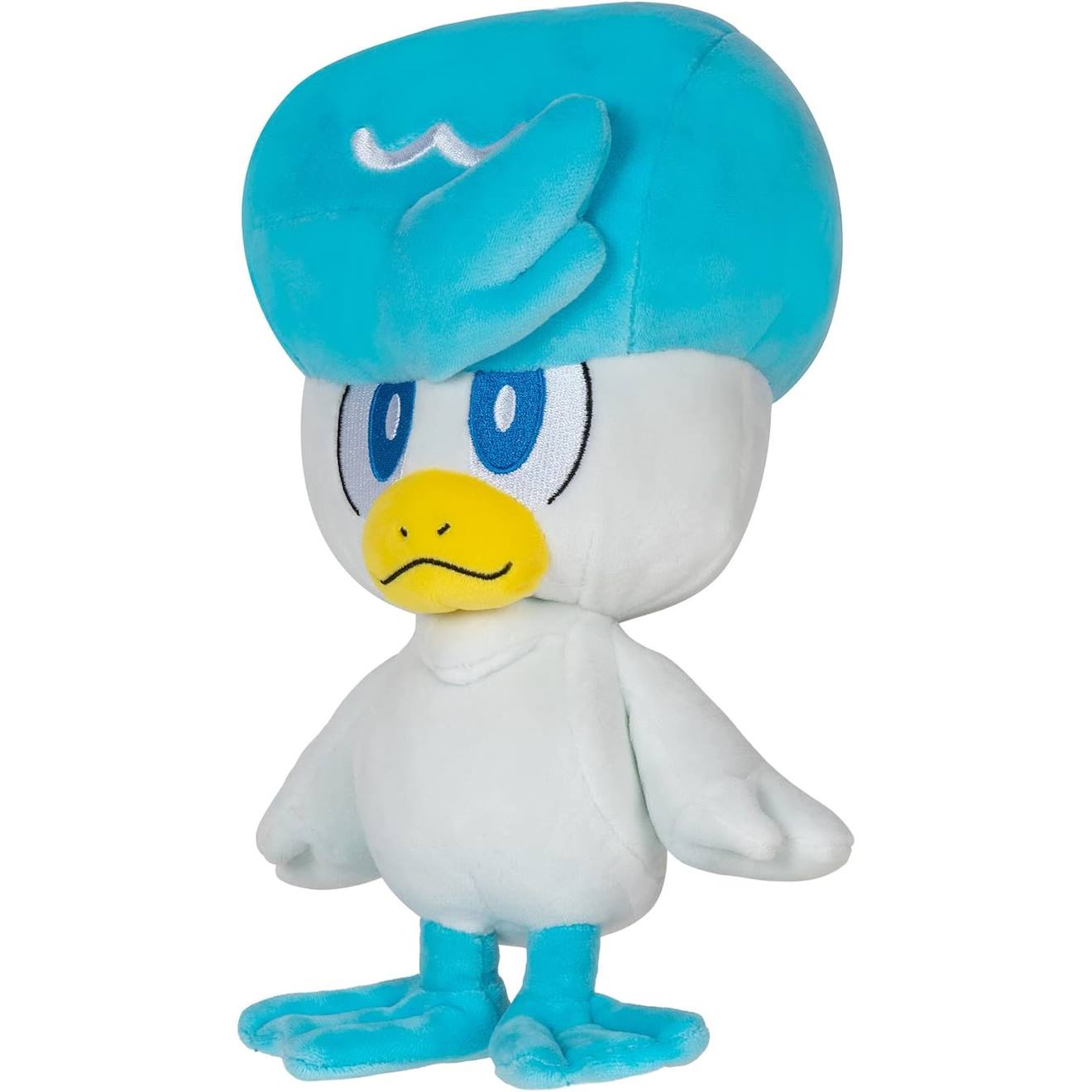 Pokémon quaxly plush - peluche 20,3 cm avec détails authentiques bleu
