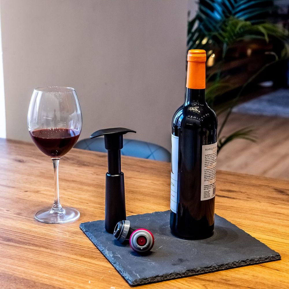 Pompe à Vin avec Bouchons Vide Air - Vin