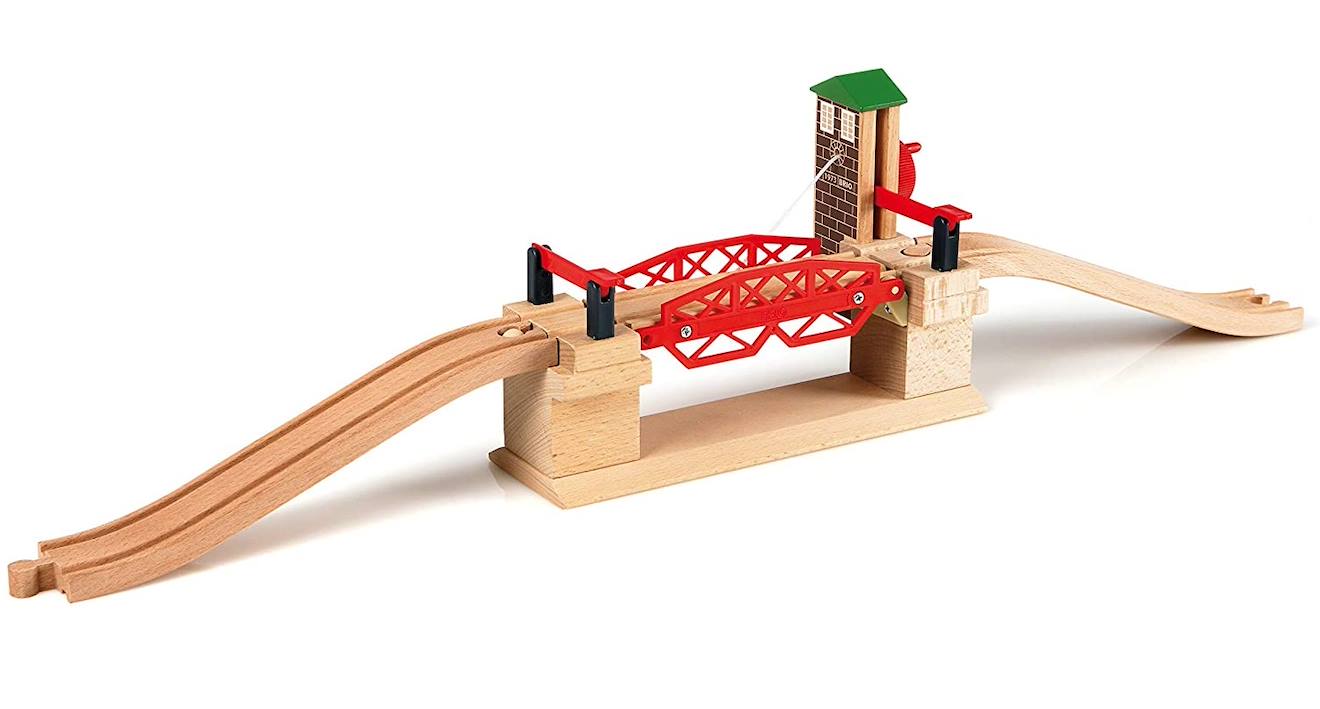Pont basculant rouge