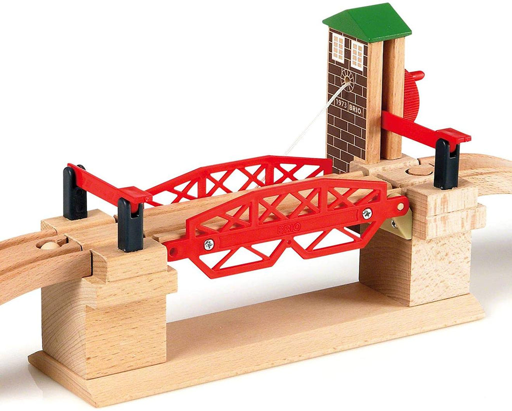 Pont basculant rouge