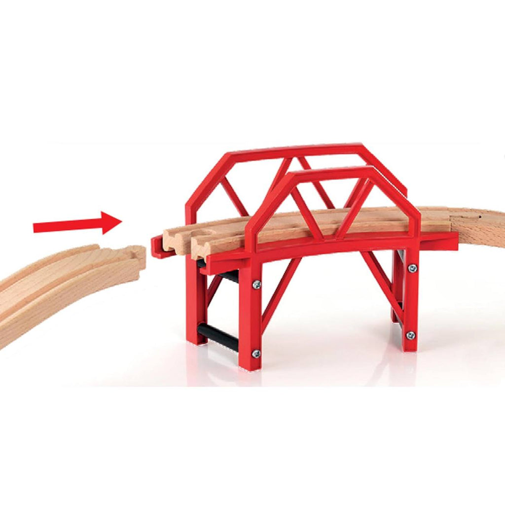 Pont courbe rouge