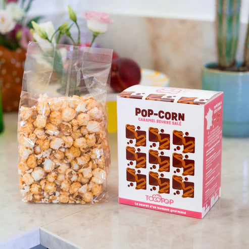 Pop-corn au caramel beurre salé - Tocopop