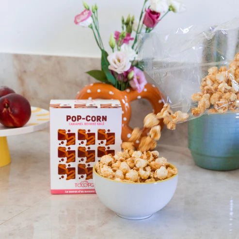 Pop-corn au caramel beurre salé - Tocopop