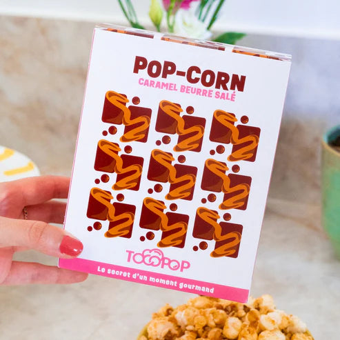 Pop-corn au caramel beurre salé - Tocopop