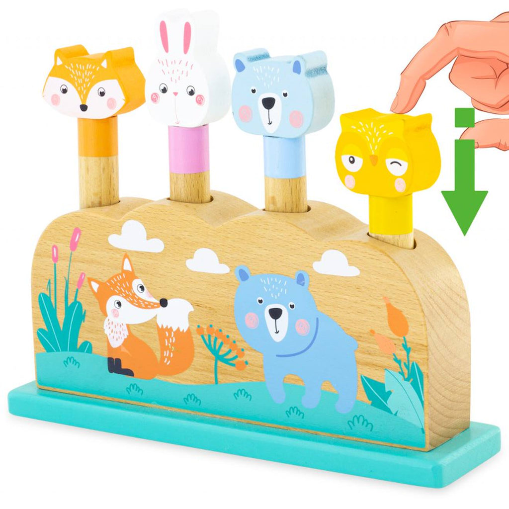 Pop-up animaux beige