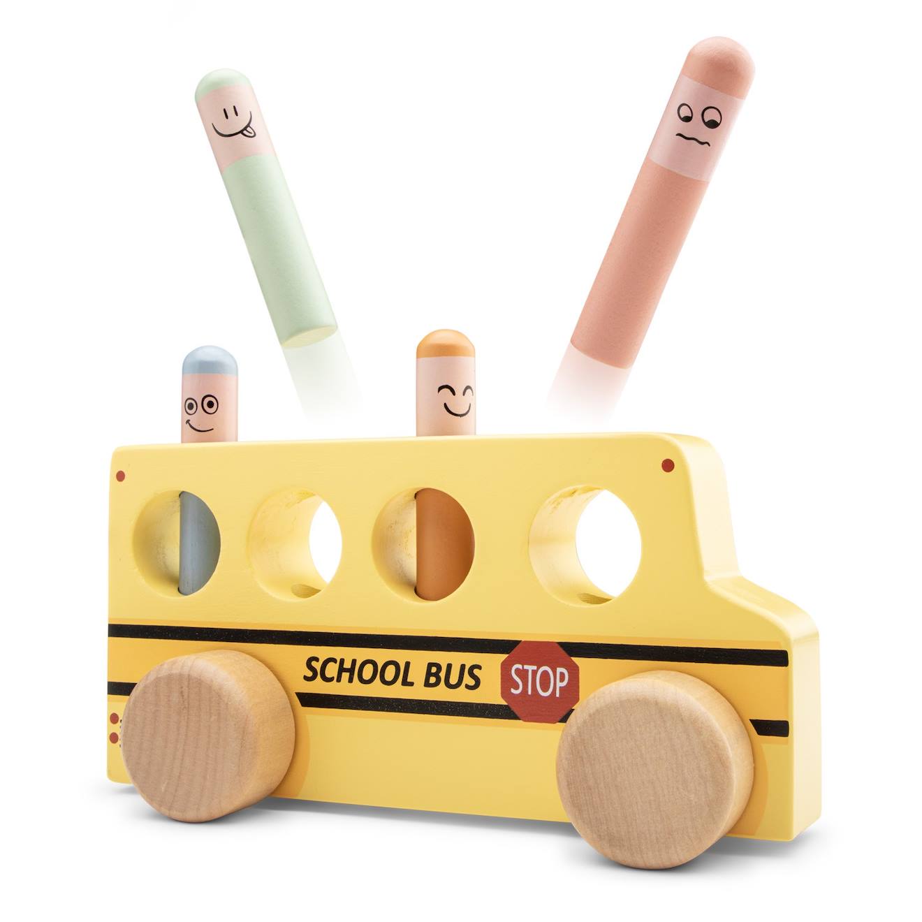 Pop-up bus scolaire jaune
