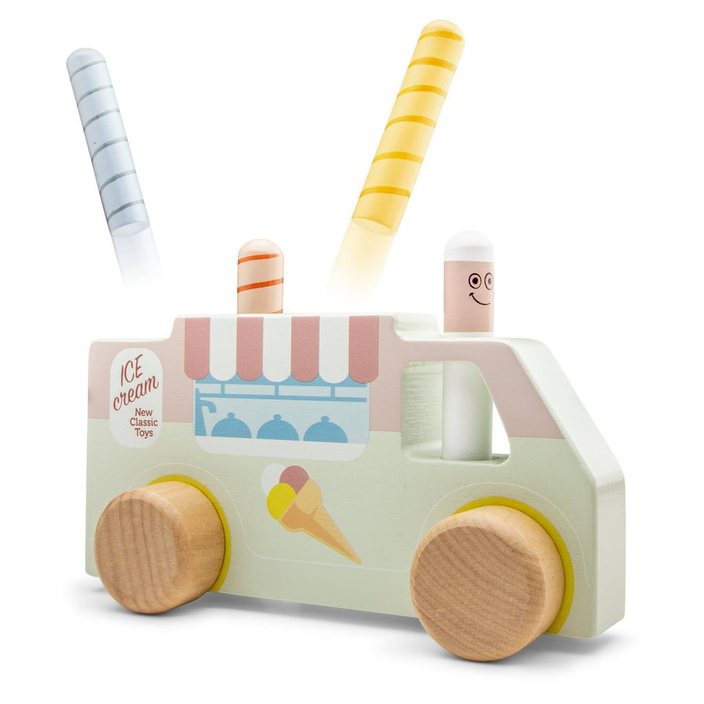 Pop-up camion de glacés vert