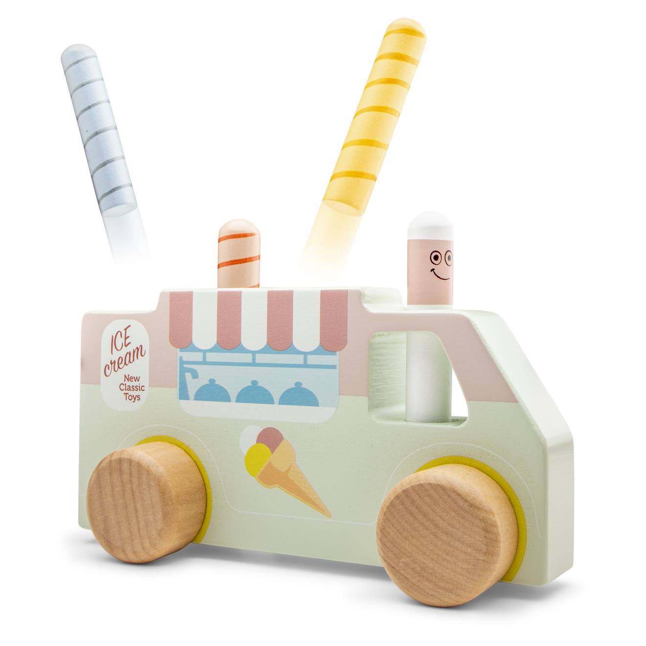 Pop-up camion de glacés vert
