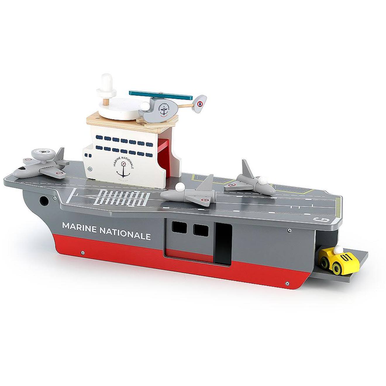 Porte-avions marine nationale gris