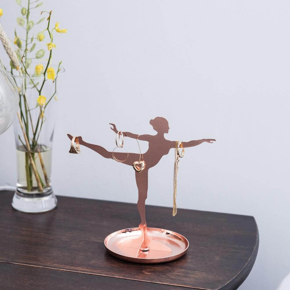 Porte-Bijoux Ballerine Cuivré - Boîtes & Porte Bijoux Originaux Kikkerland