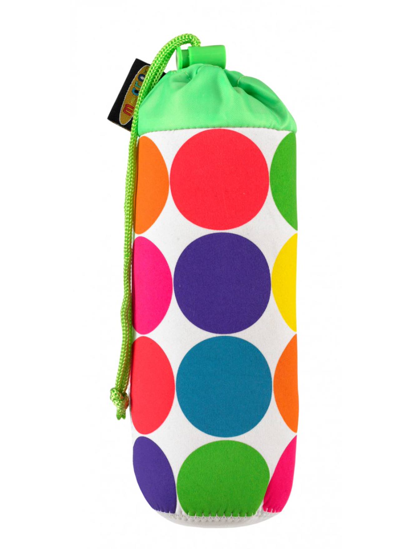 Porte bouteille fluo pois