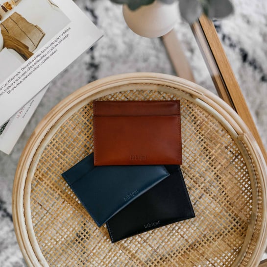 Porte-cartes ID en cuir personnalisable Hikigaï - Les Raffineurs