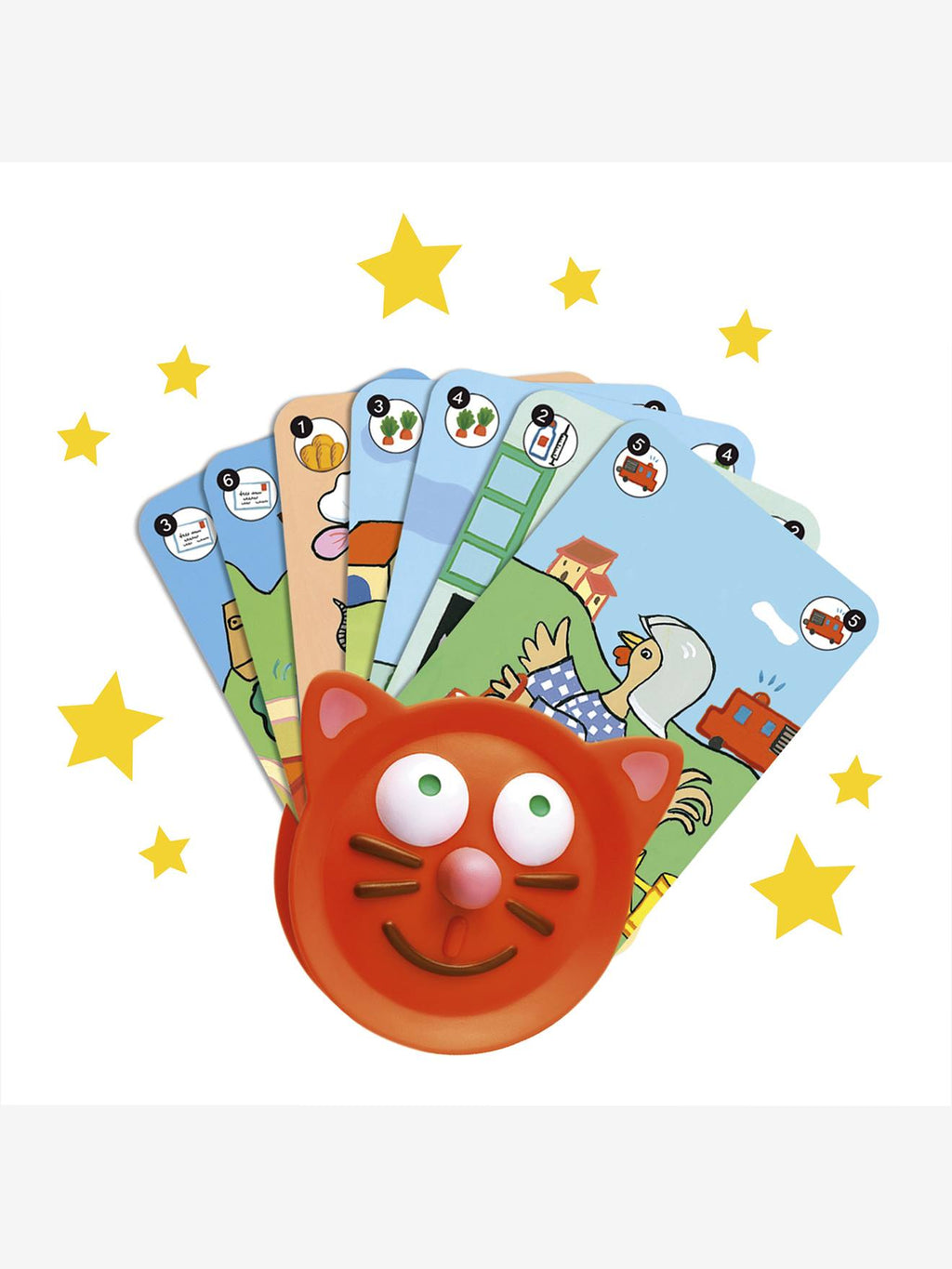 Porté cartes orange